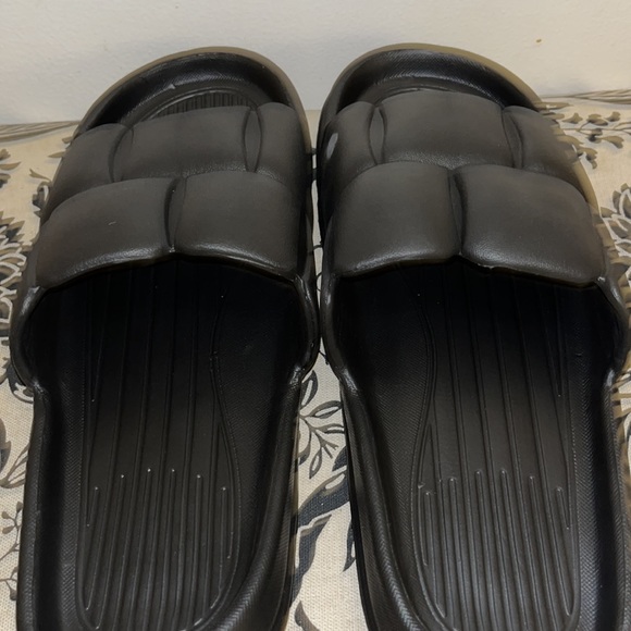 EVA Foam Slide Lite Black New Brick Upper Print Comfortable - Picture 11 of 11